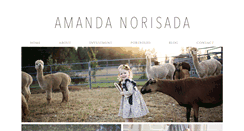 Desktop Screenshot of amandanorisada.com